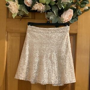 XS Pink Sequin Skirt | American Eagle